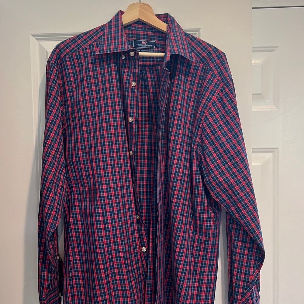 Vineyard Vines Plaid Button Down Shirt